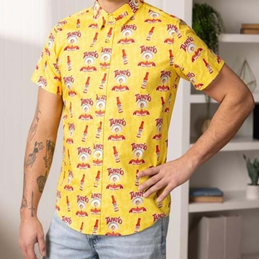 Tapatio Hot Sauce Button Up Shirt Size 2XL